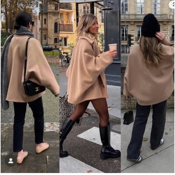 Oversized coat Bloggers Favorite Zara lookalike nwt - Picture 10 of 12